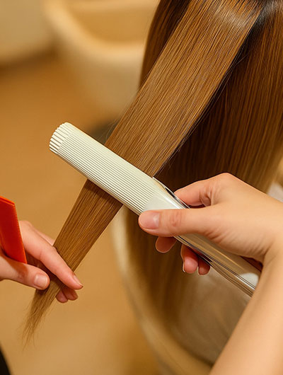 ダメージレスなアイロン技術